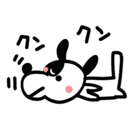 Reaction 2 of a cute dog. sticker #14208024