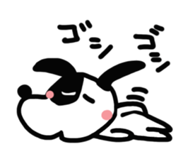 Reaction 2 of a cute dog. sticker #14208025