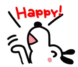 Reaction 2 of a cute dog. sticker #14208027