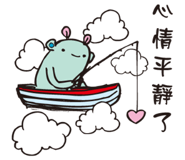 A little monster is cute & strange sticker #14208147