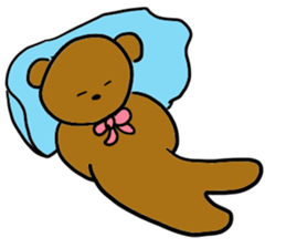 kuma-hime chan every day. sticker #14208503