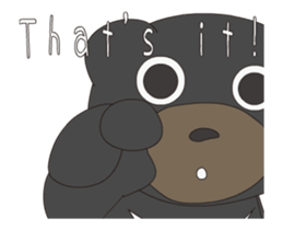 Animated! The cute Bear PEACH's Sticker sticker #14208777