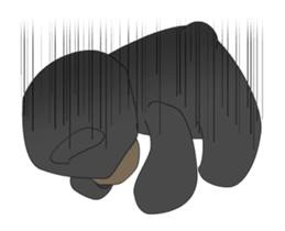 Animated! The cute Bear PEACH's Sticker sticker #14208779