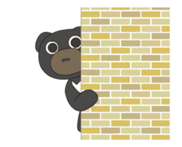 Animated! The cute Bear PEACH's Sticker sticker #14208780