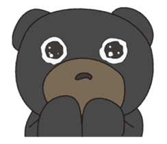 Animated! The cute Bear PEACH's Sticker sticker #14208785