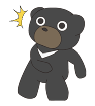 Animated! The cute Bear PEACH's Sticker sticker #14208787