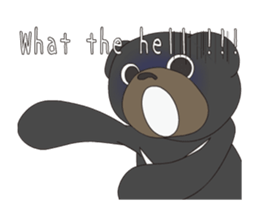 Animated! The cute Bear PEACH's Sticker sticker #14208789