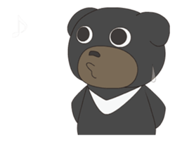 Animated! The cute Bear PEACH's Sticker sticker #14208790