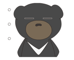 Animated! The cute Bear PEACH's Sticker sticker #14208793