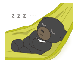 Animated! The cute Bear PEACH's Sticker sticker #14208796