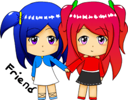 BFF Senior High School (Twintail ver.) sticker #14208908