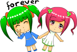 BFF Senior High School (Twintail ver.) sticker #14208909