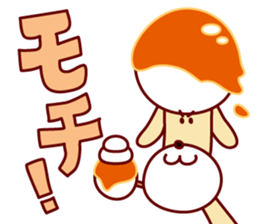 mitarashi-dango dog 2 sticker #14208953