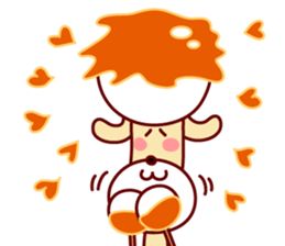 mitarashi-dango dog 2 sticker #14208956