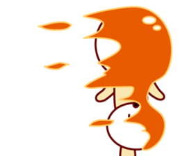 mitarashi-dango dog 2 sticker #14208972