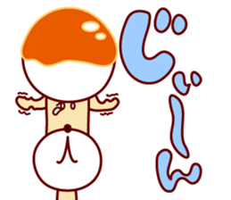 mitarashi-dango dog 2 sticker #14208980