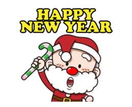 Merry X'mas and a happy new year. sticker #14209254