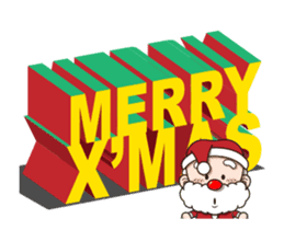 Merry X'mas and a happy new year. sticker #14209256