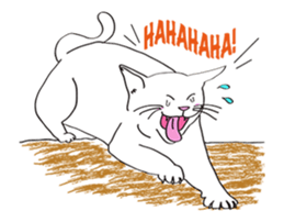 Pose of cat that you also know-animation sticker #14209379