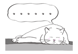 Pose of cat that you also know-animation sticker #14209393