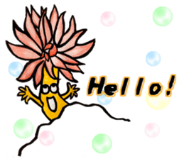 Colorful sea anemone!! sticker #14209595