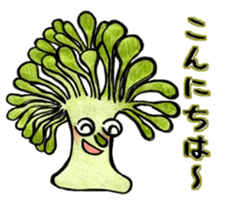Colorful sea anemone!! sticker #14209601