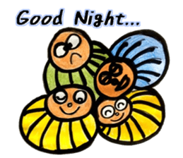 Colorful sea anemone!! sticker #14209614