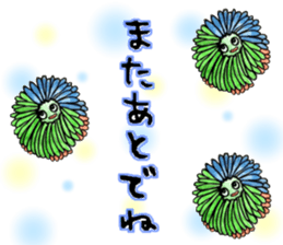 Colorful sea anemone!! sticker #14209616