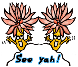 Colorful sea anemone!! sticker #14209617