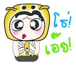 Hello my name is Hanaka.^_^!!! sticker #14210140