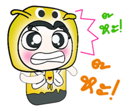 Hello my name is Hanaka.^_^!!! sticker #14210141