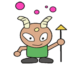 Three little devils sticker #14210206