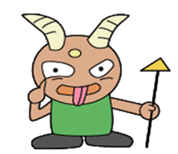 Three little devils sticker #14210207