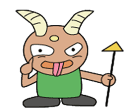 Three little devils sticker #14210207