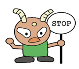 Three little devils sticker #14210210