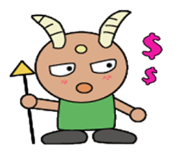 Three little devils sticker #14210213