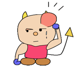 Three little devils sticker #14210221