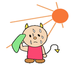 Three little devils sticker #14210222