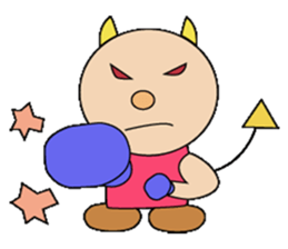 Three little devils sticker #14210223