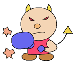 Three little devils sticker #14210223