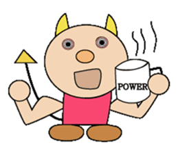 Three little devils sticker #14210224