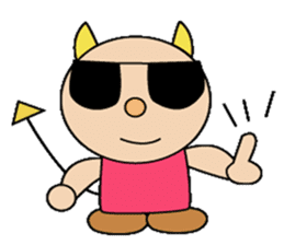 Three little devils sticker #14210227