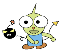 Three little devils sticker #14210232