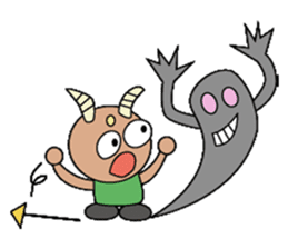 Three little devils sticker #14210238