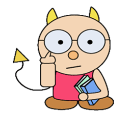 Three little devils sticker #14210240