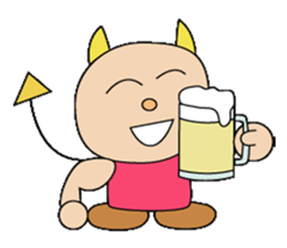 Three little devils sticker #14210241