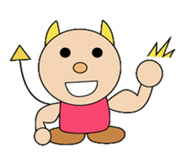 Three little devils sticker #14210242