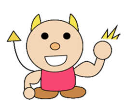 Three little devils sticker #14210242