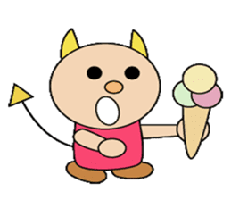 Three little devils sticker #14210244