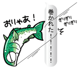 Rainbow trout (NIJIMASU) sticker sticker #14211261